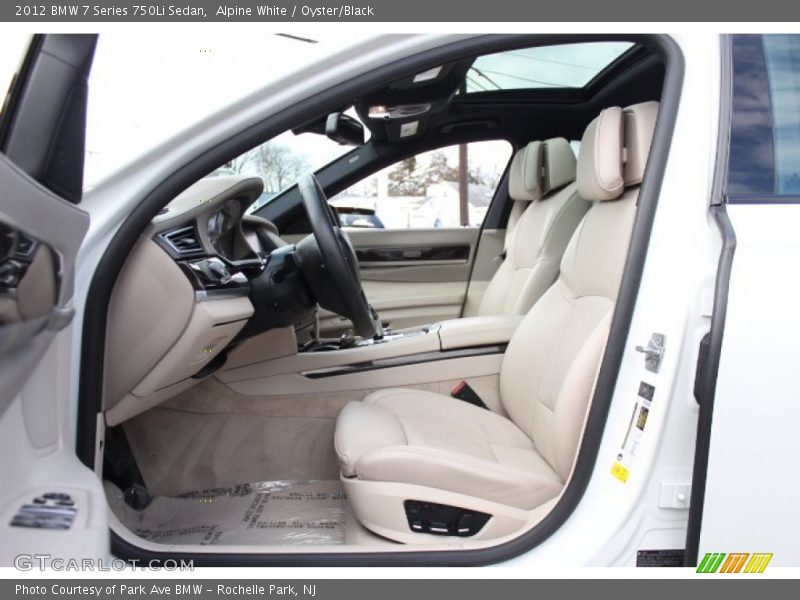 Alpine White / Oyster/Black 2012 BMW 7 Series 750Li Sedan