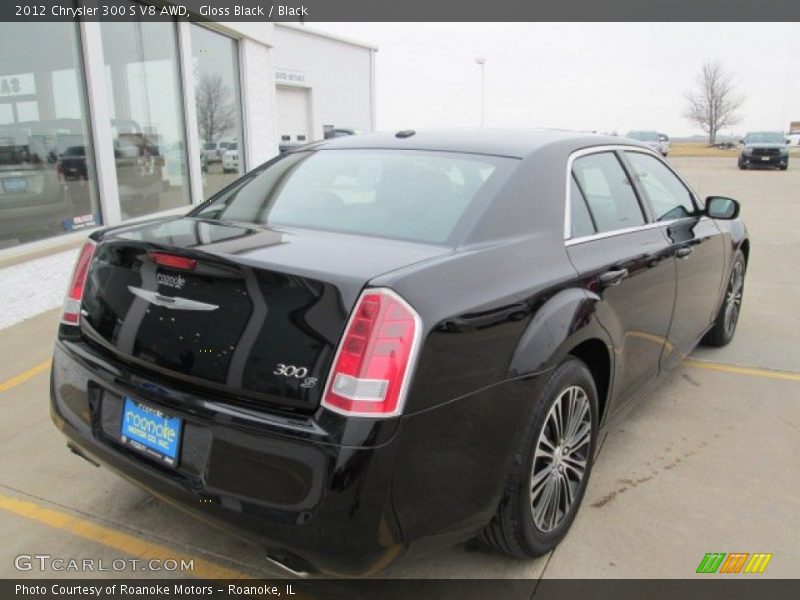 Gloss Black / Black 2012 Chrysler 300 S V8 AWD