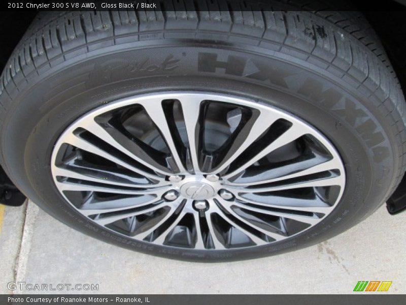 Gloss Black / Black 2012 Chrysler 300 S V8 AWD