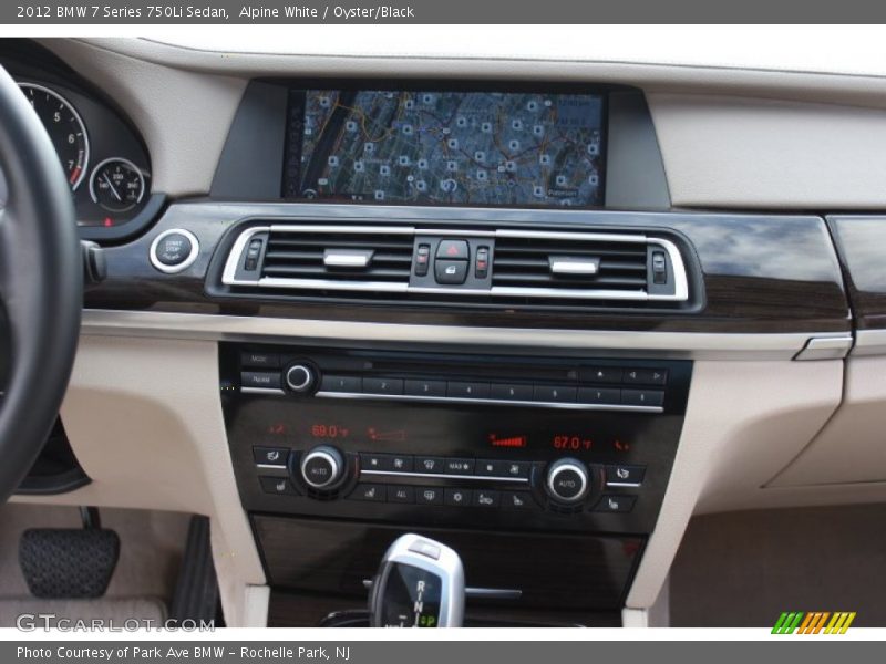 Alpine White / Oyster/Black 2012 BMW 7 Series 750Li Sedan