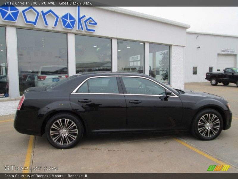 Gloss Black / Black 2012 Chrysler 300 S V8 AWD