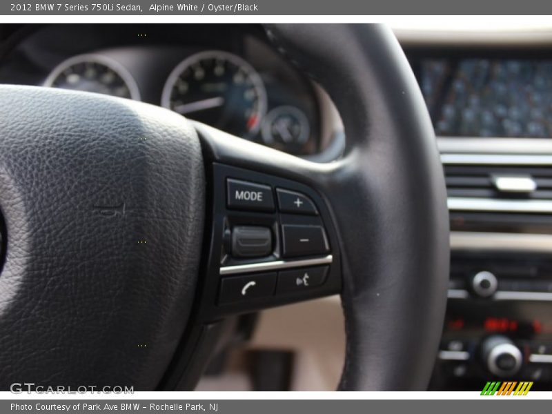 Alpine White / Oyster/Black 2012 BMW 7 Series 750Li Sedan