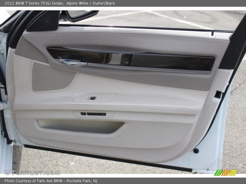 Alpine White / Oyster/Black 2012 BMW 7 Series 750Li Sedan