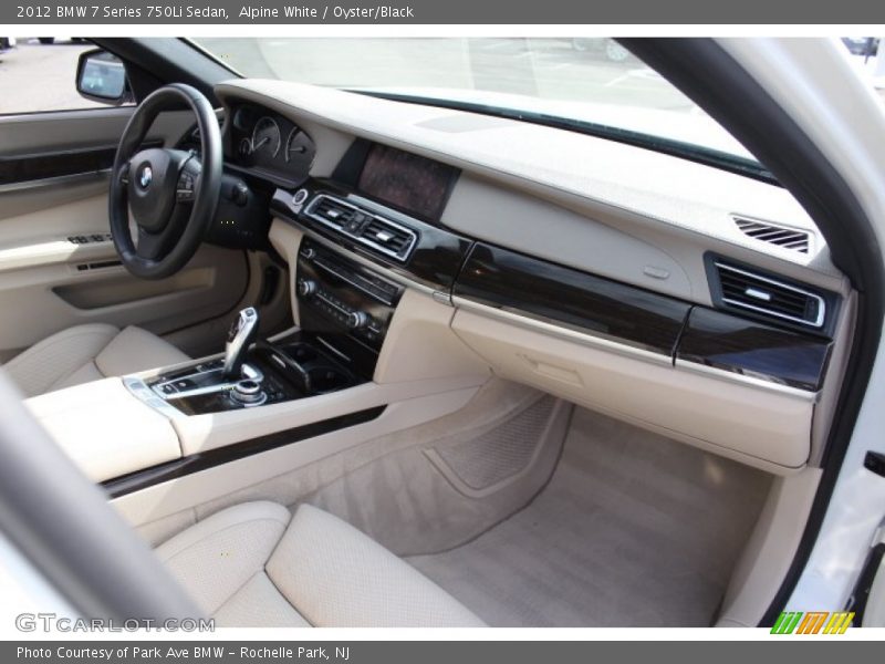 Alpine White / Oyster/Black 2012 BMW 7 Series 750Li Sedan