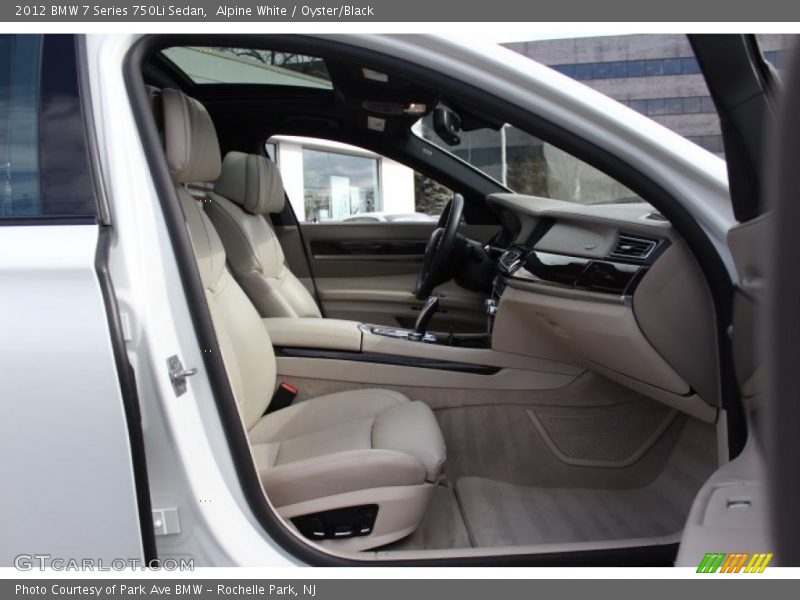Alpine White / Oyster/Black 2012 BMW 7 Series 750Li Sedan