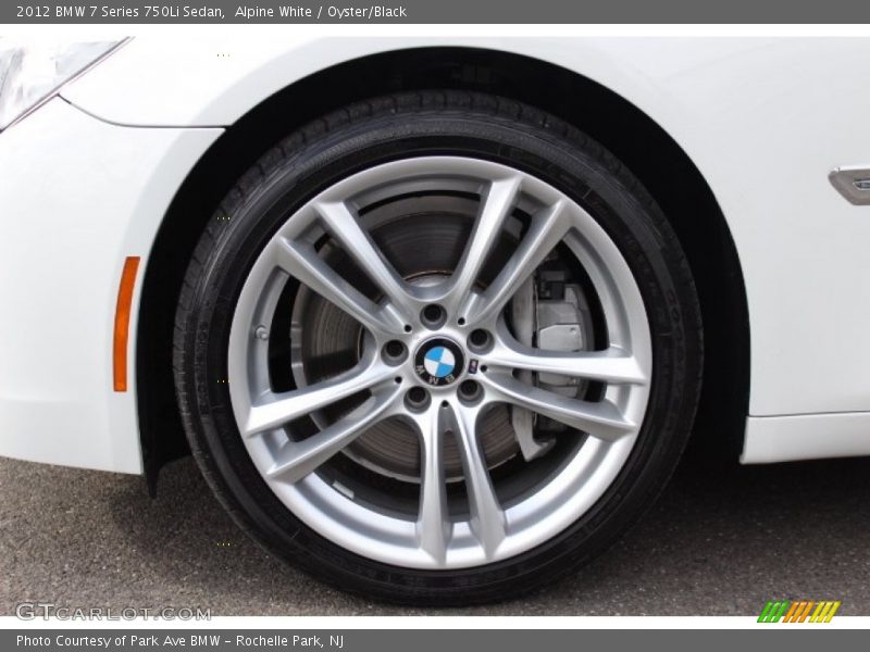 Alpine White / Oyster/Black 2012 BMW 7 Series 750Li Sedan