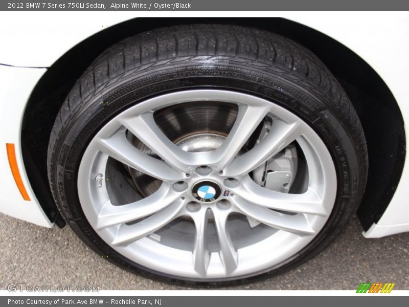 Alpine White / Oyster/Black 2012 BMW 7 Series 750Li Sedan