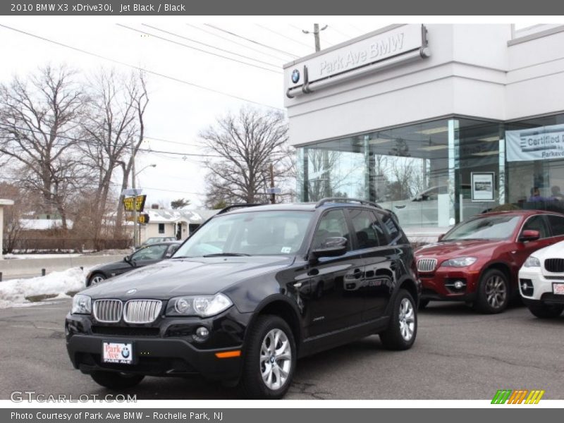 Jet Black / Black 2010 BMW X3 xDrive30i