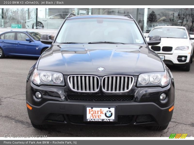 Jet Black / Black 2010 BMW X3 xDrive30i