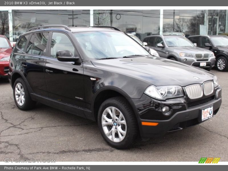 Jet Black / Black 2010 BMW X3 xDrive30i