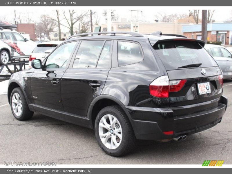 Jet Black / Black 2010 BMW X3 xDrive30i