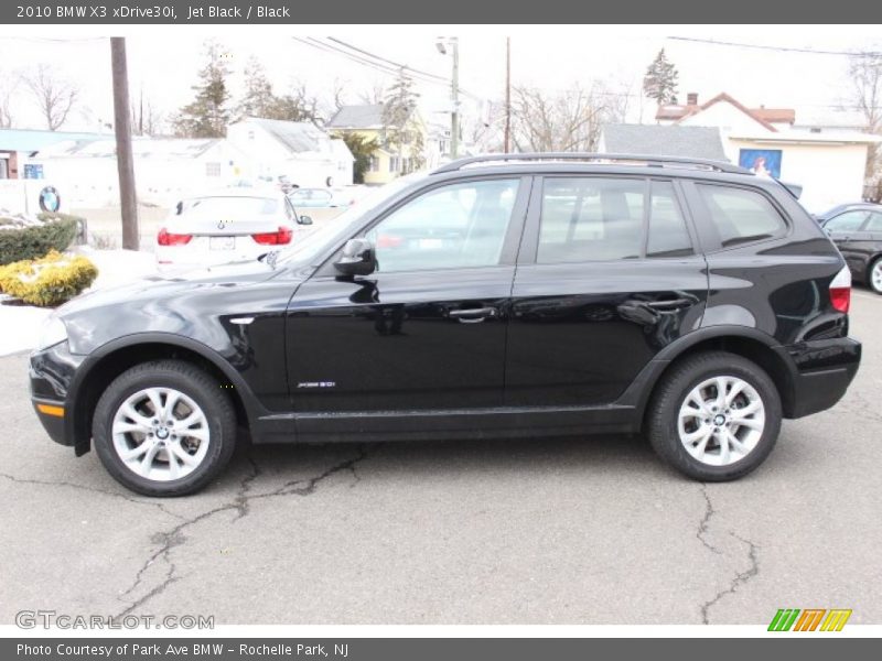 Jet Black / Black 2010 BMW X3 xDrive30i