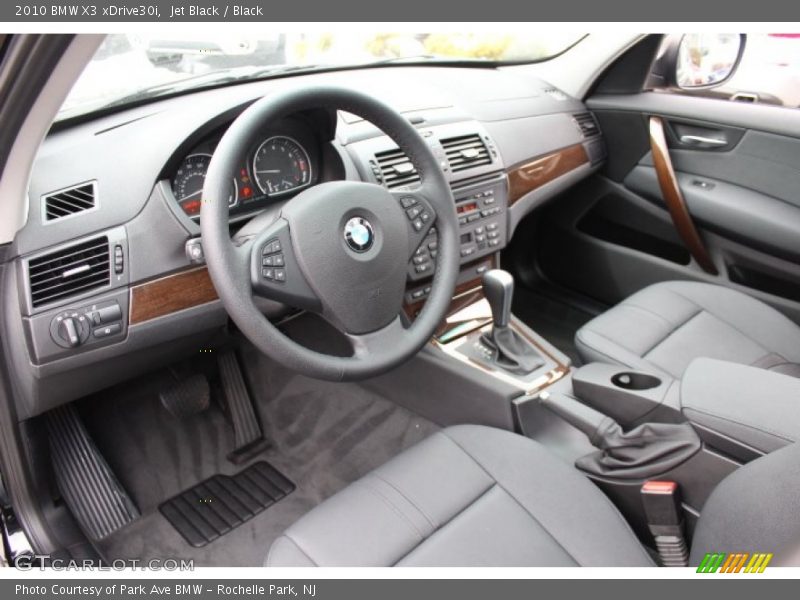 Jet Black / Black 2010 BMW X3 xDrive30i