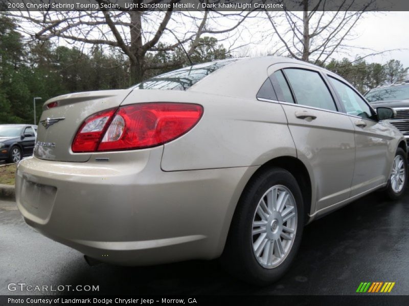 Light Sandstone Metallic / Dark Khaki/Light Graystone 2008 Chrysler Sebring Touring Sedan