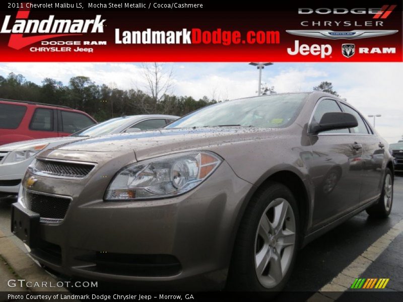 Mocha Steel Metallic / Cocoa/Cashmere 2011 Chevrolet Malibu LS