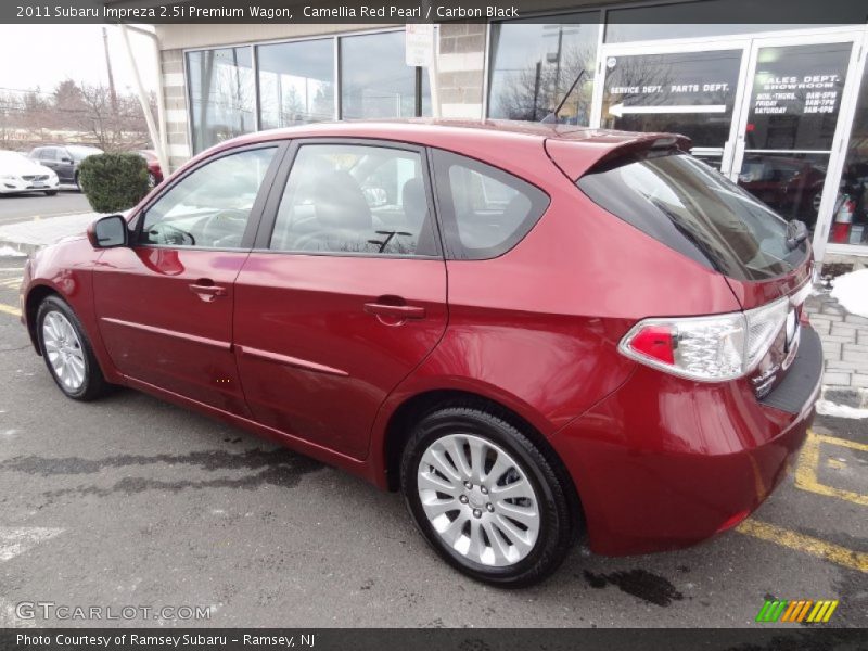 Camellia Red Pearl / Carbon Black 2011 Subaru Impreza 2.5i Premium Wagon