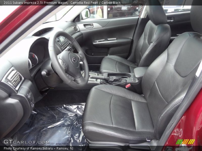 Camellia Red Pearl / Carbon Black 2011 Subaru Impreza 2.5i Premium Wagon