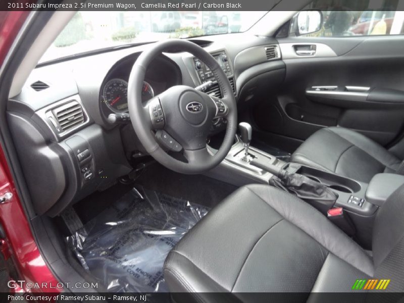 Camellia Red Pearl / Carbon Black 2011 Subaru Impreza 2.5i Premium Wagon