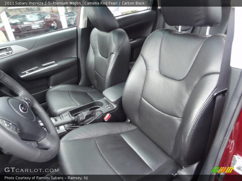 Camellia Red Pearl / Carbon Black 2011 Subaru Impreza 2.5i Premium Wagon