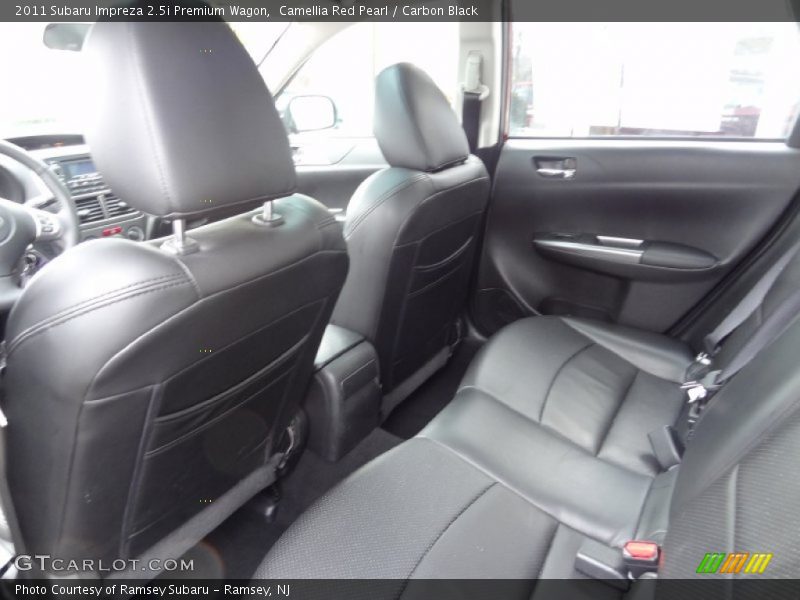 Camellia Red Pearl / Carbon Black 2011 Subaru Impreza 2.5i Premium Wagon
