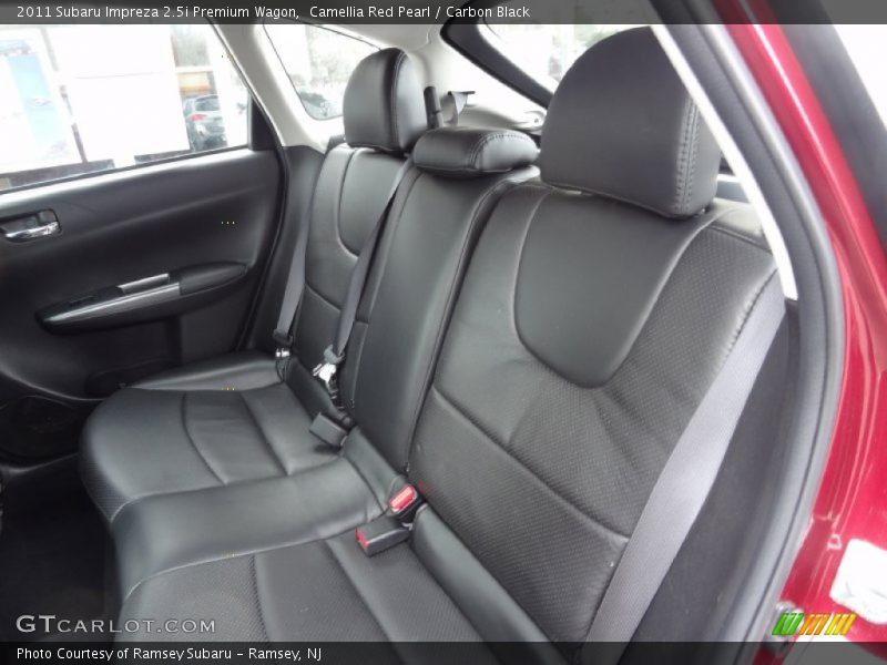 Camellia Red Pearl / Carbon Black 2011 Subaru Impreza 2.5i Premium Wagon