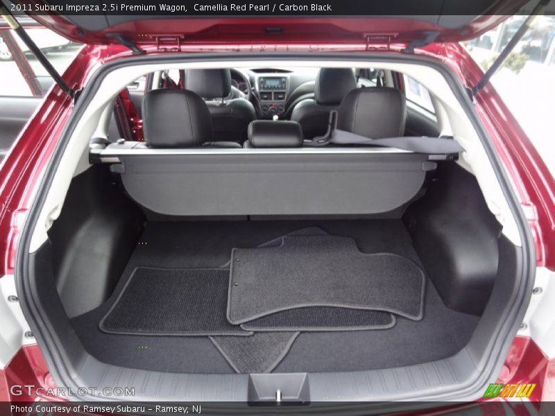 Camellia Red Pearl / Carbon Black 2011 Subaru Impreza 2.5i Premium Wagon