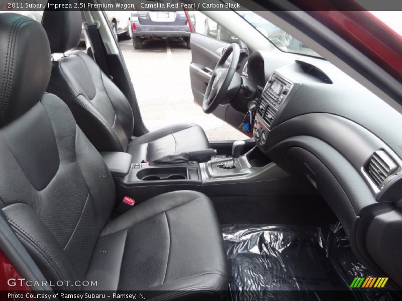 Camellia Red Pearl / Carbon Black 2011 Subaru Impreza 2.5i Premium Wagon