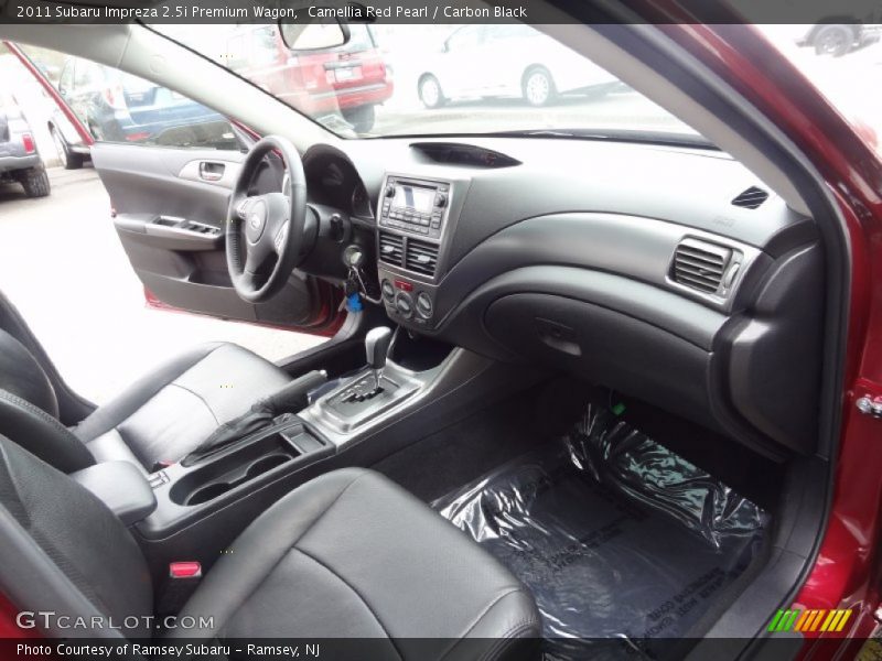 Camellia Red Pearl / Carbon Black 2011 Subaru Impreza 2.5i Premium Wagon