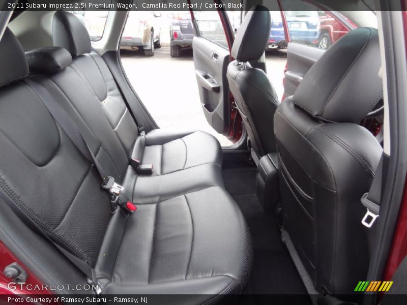 Camellia Red Pearl / Carbon Black 2011 Subaru Impreza 2.5i Premium Wagon