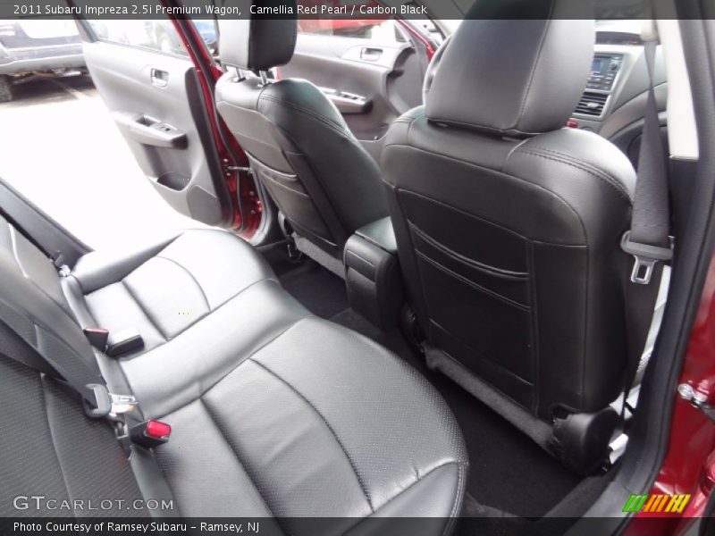 Camellia Red Pearl / Carbon Black 2011 Subaru Impreza 2.5i Premium Wagon