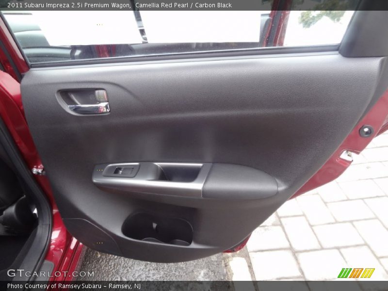 Camellia Red Pearl / Carbon Black 2011 Subaru Impreza 2.5i Premium Wagon