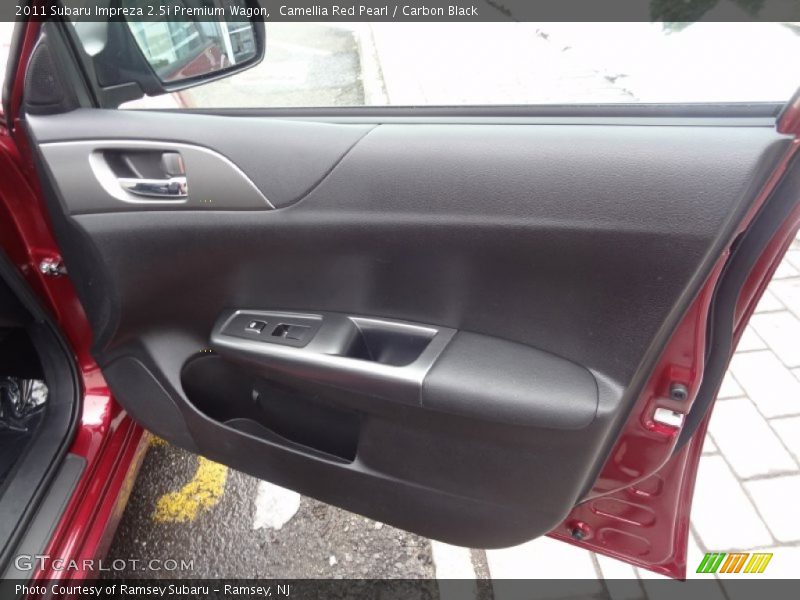 Camellia Red Pearl / Carbon Black 2011 Subaru Impreza 2.5i Premium Wagon