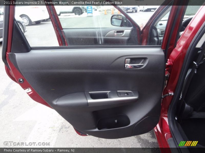 Camellia Red Pearl / Carbon Black 2011 Subaru Impreza 2.5i Premium Wagon