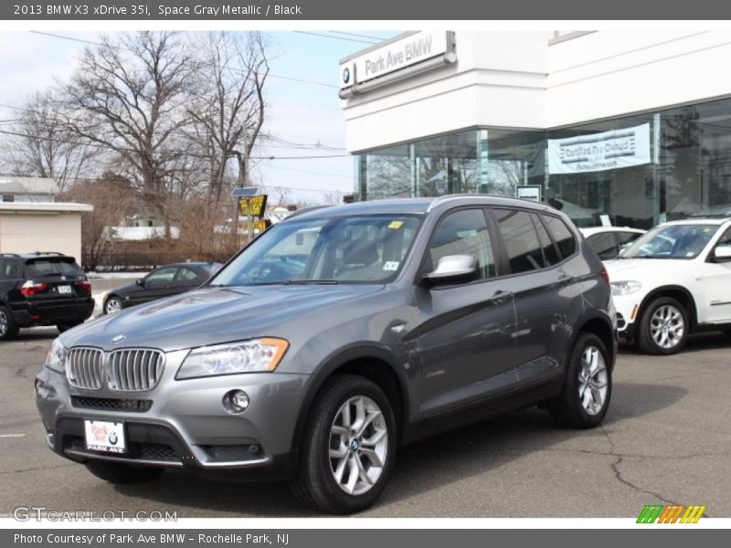Space Gray Metallic / Black 2013 BMW X3 xDrive 35i