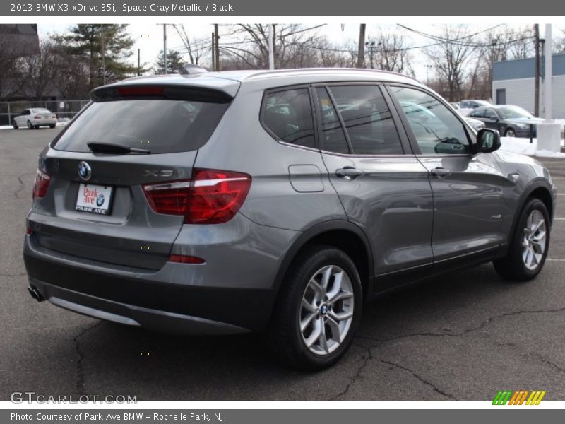 Space Gray Metallic / Black 2013 BMW X3 xDrive 35i