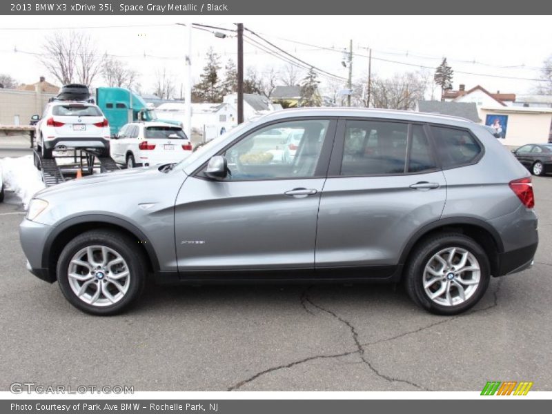Space Gray Metallic / Black 2013 BMW X3 xDrive 35i