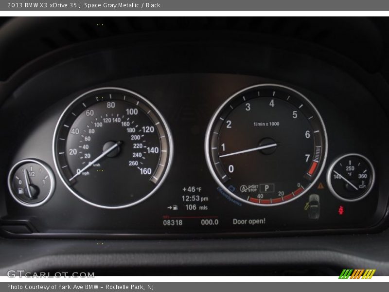 Space Gray Metallic / Black 2013 BMW X3 xDrive 35i