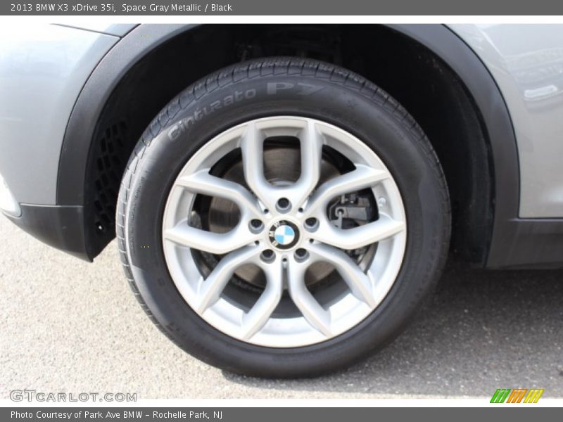 Space Gray Metallic / Black 2013 BMW X3 xDrive 35i