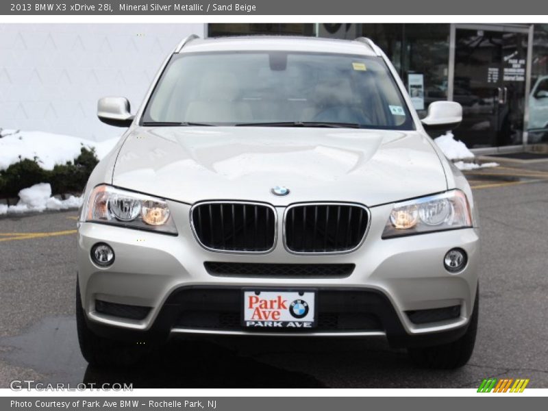 Mineral Silver Metallic / Sand Beige 2013 BMW X3 xDrive 28i