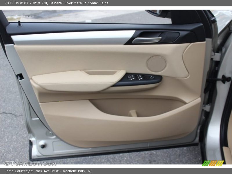 Mineral Silver Metallic / Sand Beige 2013 BMW X3 xDrive 28i