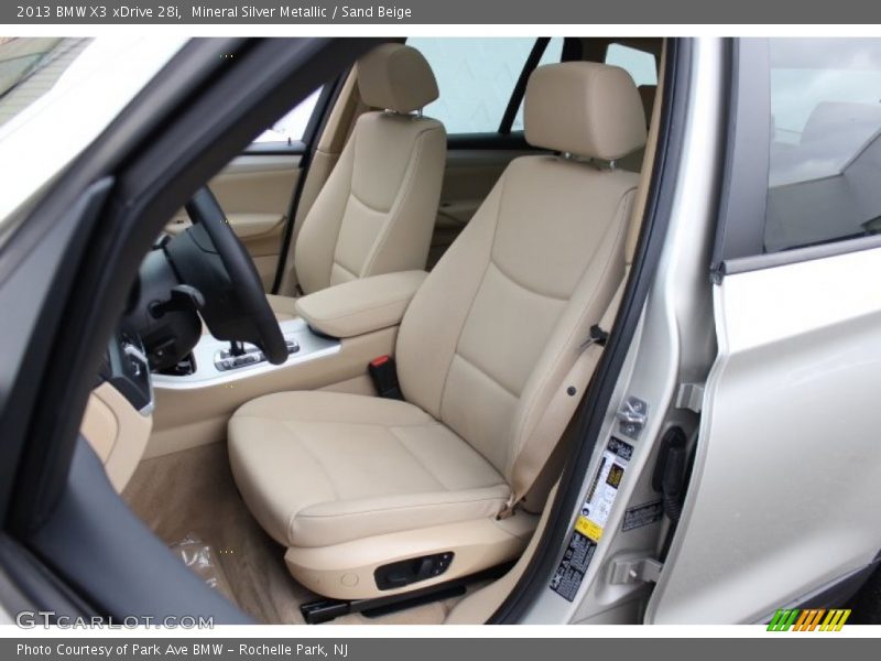 Mineral Silver Metallic / Sand Beige 2013 BMW X3 xDrive 28i