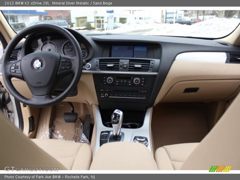 Mineral Silver Metallic / Sand Beige 2013 BMW X3 xDrive 28i