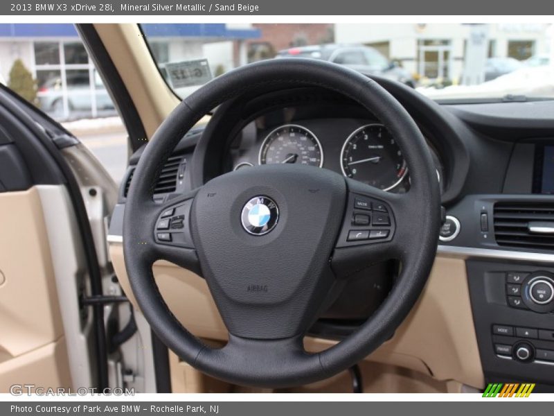 Mineral Silver Metallic / Sand Beige 2013 BMW X3 xDrive 28i