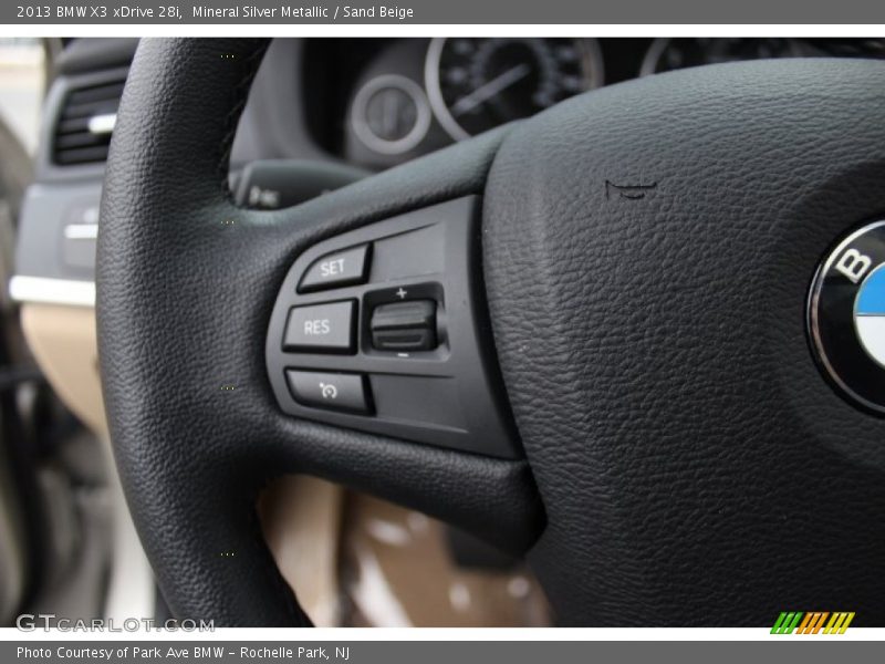 Mineral Silver Metallic / Sand Beige 2013 BMW X3 xDrive 28i