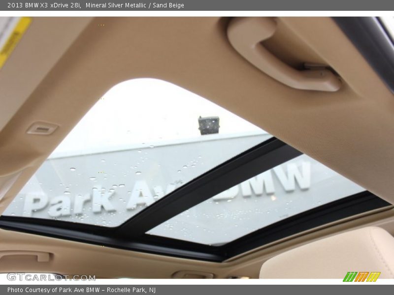 Mineral Silver Metallic / Sand Beige 2013 BMW X3 xDrive 28i