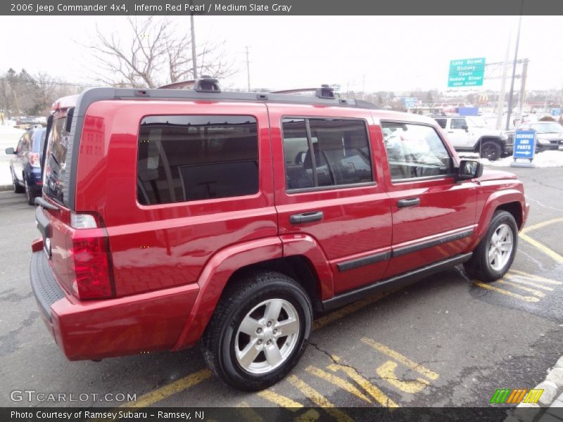 Inferno Red Pearl / Medium Slate Gray 2006 Jeep Commander 4x4
