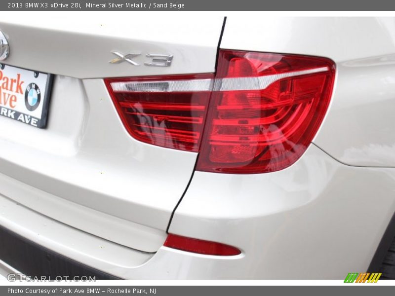 Mineral Silver Metallic / Sand Beige 2013 BMW X3 xDrive 28i