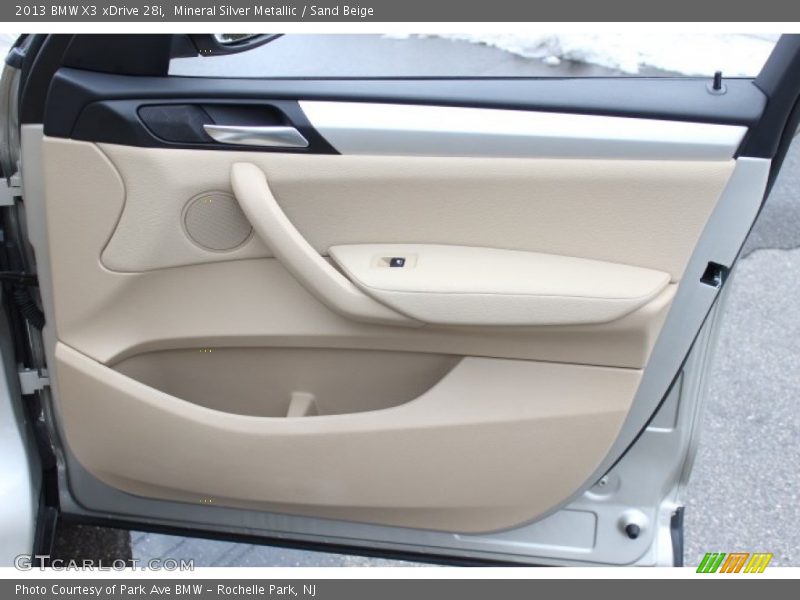 Mineral Silver Metallic / Sand Beige 2013 BMW X3 xDrive 28i