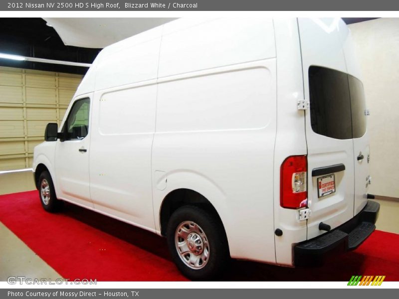 Blizzard White / Charcoal 2012 Nissan NV 2500 HD S High Roof