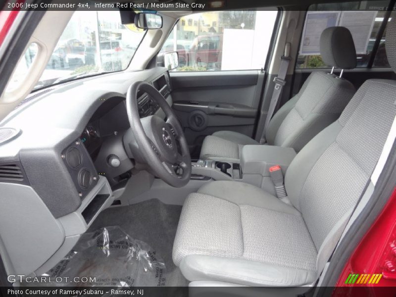 Inferno Red Pearl / Medium Slate Gray 2006 Jeep Commander 4x4